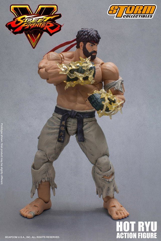 Street Fighter V Storm Collectibles Toy Ryu 7 Action Figure Special Ver  Blue