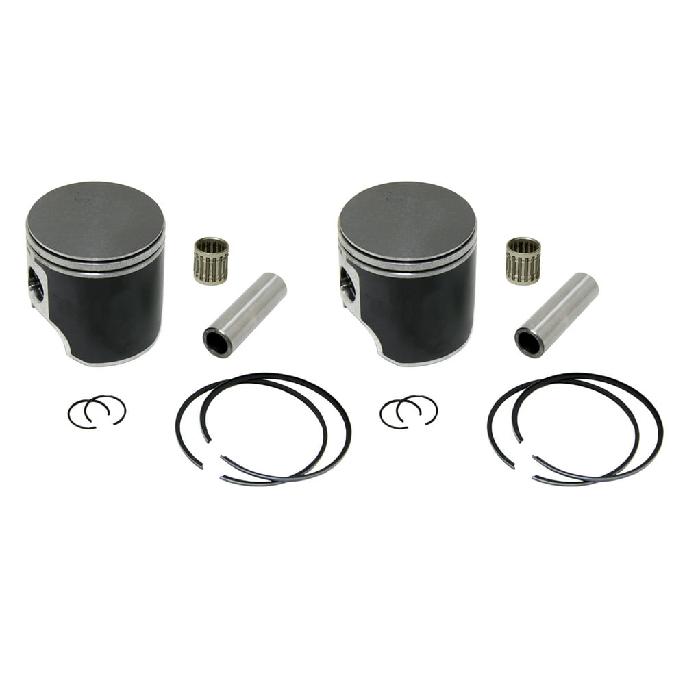 2 SPI Standard Bore Piston Kits Bearings fits SkiDoo MXZ 670 HO