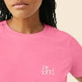 thumbnail image 5 of Dalix Be Kind Embroidered Cotton Relaxed Fit Short Sleeve Crewneck Tee Shirt Women in Charity Pink M Medium, 5 of 5