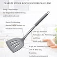 thumbnail image 3 of Kitchen Utensils Set for Professional Chefs, Heat Resistant Non-scratch Tools, Easy to Clean BPA Free Food Grade Silicone Cooking Accessories, 15 Piece Grey, 3 of 5