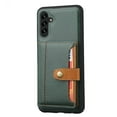 thumbnail image 2 of SaniMore for Samsung Galaxy A35 Case, PU Leather Shockproof Inner Shell with Wallet Card Slots Flip Kickstand Shockproof Retro Anti-scractch Drop-resistant Shell for Samsung A35(6.5“ 2023) - Green, 2 of 6