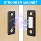thumbnail image 1 of Tira magnética de bloqueo para puerta de armario | Parche absorbente de acero inoxidable | Imán ultrafino de puerta de 4 mm | Cierre seguro para armarios deslizantes, armarios, armarios | & Montaje, 1 of 3