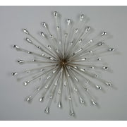 Tripar 28 Starburst الجدار المعدني شنقا- الاكريليك الفضي - كبير