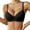 Black, variant on Lixiuxyad Comfort Bras Women's Thin Solid Color Comfortable Breathable Push Up Bra With Underwire Triple Bra