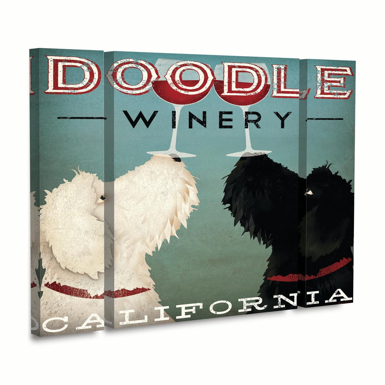 Trademark Fine Art 'Doodle Wine' Canvas Art by Ryan Fowler