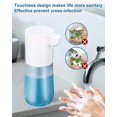 thumbnail image 5 of Automatic Soap Dispenser, 600ml Automatic Soap Dispenser with USB Rechargeable, IPX5 Automatic Liquid Soap Dispenser Waterproof for Kitchen and Bathro, 5 of 5