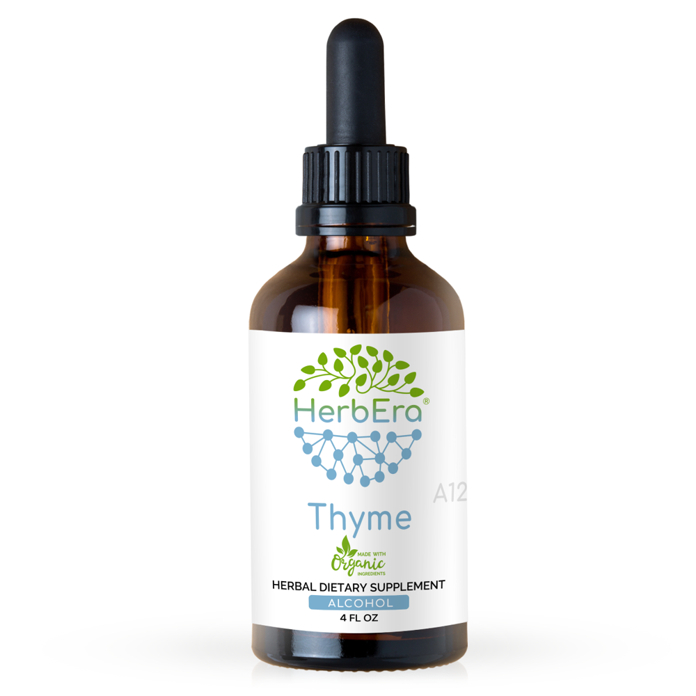 Thyme Alcohol Herbal Extract Tincture, SuperConcentrated Organic Thyme