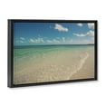 thumbnail image 3 of Stupell Industries Tropical Tranquil Coast Shore Black Floating Frame Canvas Art, 25 x 17, by Susan Bryant, 3 of 8