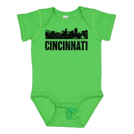 

Inktastic Cincinnati Skyline Grunge Gift Baby Boy or Baby Girl Bodysuit