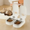 thumbnail image 4 of Comedero Automático para Gatos Greeniant ABS Gran Capacidad Color Rosa Gris, 4 of 6