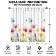 thumbnail image 2 of Blackout Kids Curtains,Flowers Butterfly Dragonfly Childrens Insulated Curtains Set Of 2,Bedroom Essentials,Toddler Room Decor 42x84in(106x213cm), 2 of 4