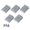 Grey, variant on EpheyFIF 5Pcs T-Track Slider T Slot Nut M6 Thread Sliding Block for Carpentry Woodworking Edge Trimming Cutting Tool Accessories Black