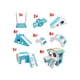 thumbnail image 1 of Blue Hamster Toy, Hamster House, Hamster Seesaw And Swing, Hamster Diy Cage Accessories, For Climbing And Playing, 1 of 5