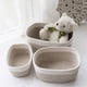 thumbnail image 3 of Cesta decorativa apilable para organizar, cestas de estantes multiusos de cuerda tejida duraderas para decoración del hogar moderna y estantes cúbicos (3 piezas), 3 of 7