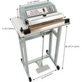 thumbnail image 2 of Foot Pedal Impulse Sealer Heat Seal Machine for Plastic Bag Wrap Sealing 110V, 2 of 8