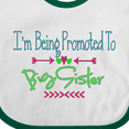 thumbnail image 4 of Inktastic I'm Being Promoted to Big Sister Girls Baby Bib, 4 of 4