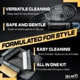 thumbnail image 3 of Kit limpiador de calzado Blackline ELMT negro 8 oz, 3 cepillos y toalla, 3 of 6