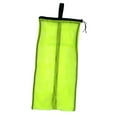 thumbnail image 3 of Drawstring Mesh Bag Shoulder Strap for Scuba Diving Snorkel Equipment Yellow, 3 of 9