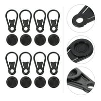 PTOOTP 10pcs Windproof Plastic Tent Clips for Camping Tarpaulin Clamps Outdoor Accessories