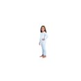 thumbnail image 5 of Sleep On It Girls 2-Piece Super Soft Jersey Snug-Fit Pajama Set - Stars, Light Blue, Size 4, 5 of 8