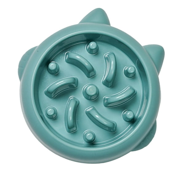 Toyvian Green Slow Feeding Puzzle Dog Bowl Helps Reduce Gulping and Supports Healthy Digestion