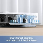 MOVA E40 Ultra Robot Vacuum and Mop,19,000Pa Suction,Anti-Tangle Side Brush,All-in-One Station,Hot Air Drying
