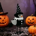 thumbnail image 3 of Sombrero de Halloween con figurita de pájaro, adorno de escritorio caprichoso para el hogar y, 3 of 4