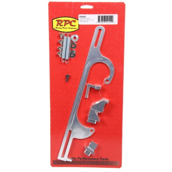 Racing Power Co-Packaged Throttle Cable Bracket 4150 Dominator Carb