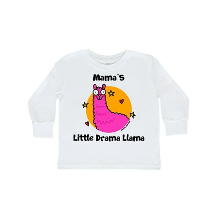 

Inktastic Mama s little Drama Llama Gift Toddler Boy or Toddler Girl Long Sleeve T-Shirt