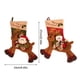 thumbnail image 2 of Kearding Calcetín de Navidad, colgante encantador de Navidad, decoraciones para fiestas, suministros para fiestas, bolsa de regalo de dulces de Año Kits de decoración para fiestas Papá Noel Kearding HA068965-01, 2 of 6