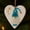 Blue, variant on 2D Flat Printing Acrylic Christmas Ornament Set, Festive Pendants for Tree, Window, and Holiday Displays