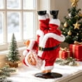 thumbnail image 5 of Christmas Santa Claus Figurine, Electric Rotating Handstand Santa, Funny Upside Down Santa Table Decor, Indoor Christmas Decorations Xmas Decor by MPOISVA, 5 of 9