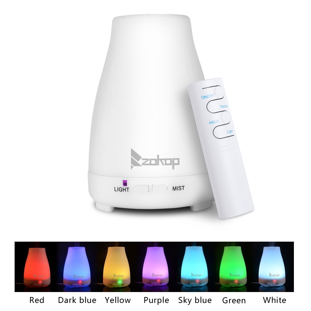 110V 200ML Aroma Diffuser with White Controller US Plug, Portable for Bedroom, Livingroom