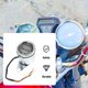 thumbnail image 4 of COMPUKAS Motorcycle Gauge Plated Silver Metal Lightweight Portable LED Display Weatherproof, 4 of 8