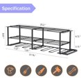 thumbnail image 4 of Tuenort Durable Tool Boxes & Organizers, Black, 27.76 x 7.87 x 7.87", 7.5 lbs, 4 of 8