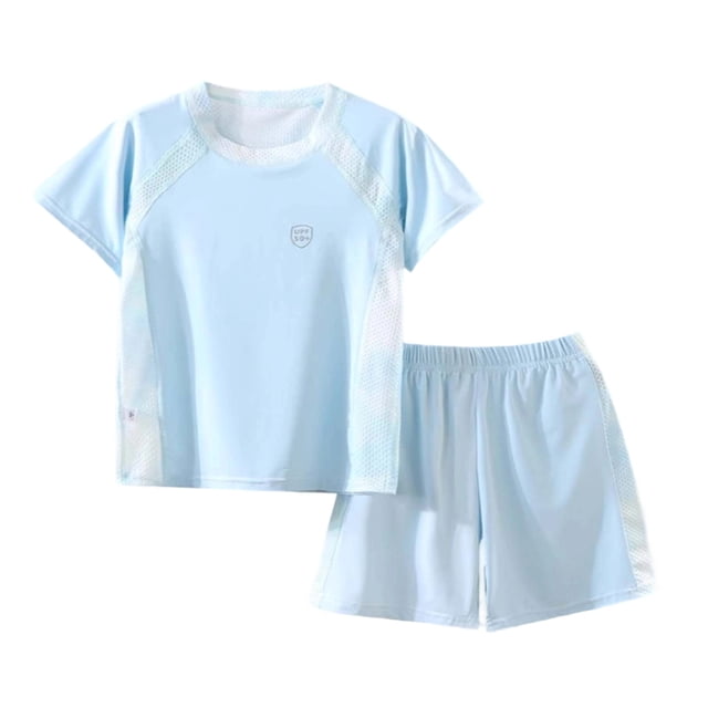 Ensemble pour Garçon, Chemise Imprimée, Ensembles Courts, Col Ras du Cou, Vêtements d'Été pour Bébé Garçon, 3-4 Ans, Pyjama pour Garçon