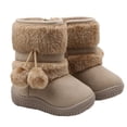 thumbnail image 2 of BRIGHTFUFU 1 par de bonitas botas de nieve para bebé, zapatos de bebé de fondo suave para bebé, invierno, prewalker, 2 of 7