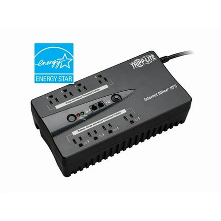 Tripp Lite 600VA UPS Battery Backup, Ultra Compact Desktop UPS, Standby, 120V, USB (INTERNET600U)