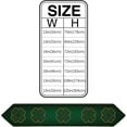 thumbnail image 5 of Triangle Table Runners Long St. Patrick's Day Celtic Knots Dresser Scarves Table Decoration for Wedding Party/Ceremony/Banquet Saint Lucky Clover Irish Texture, 5 of 7
