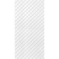 thumbnail image 2 of Argyle 4ft. x 8ft. Gloss White Paintable Glue-Up PVC Wall Panels (160 Sq.ft / Pack) - 5 Pieces, 2 of 6