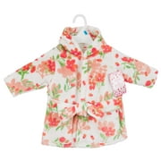 Zak and Zoey Hooded Robe- 0-9M- Orange Floral