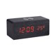 thumbnail image 2 of Reloj de madera Reloj digital LED Creativo Carga inalámbrica Termómetros electrónicos Reloj despertador Fuente de alimentación dual Función de control de voz Alarma de carga inalámbrica, 2 of 6