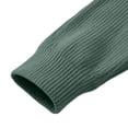 thumbnail image 7 of Bosfbaoi Men's Quarter Zip Ribbed Sweatshirts Stand Collar Kangaroo Pocket Long Sleeve Casual Pullover Tops, 7 of 7