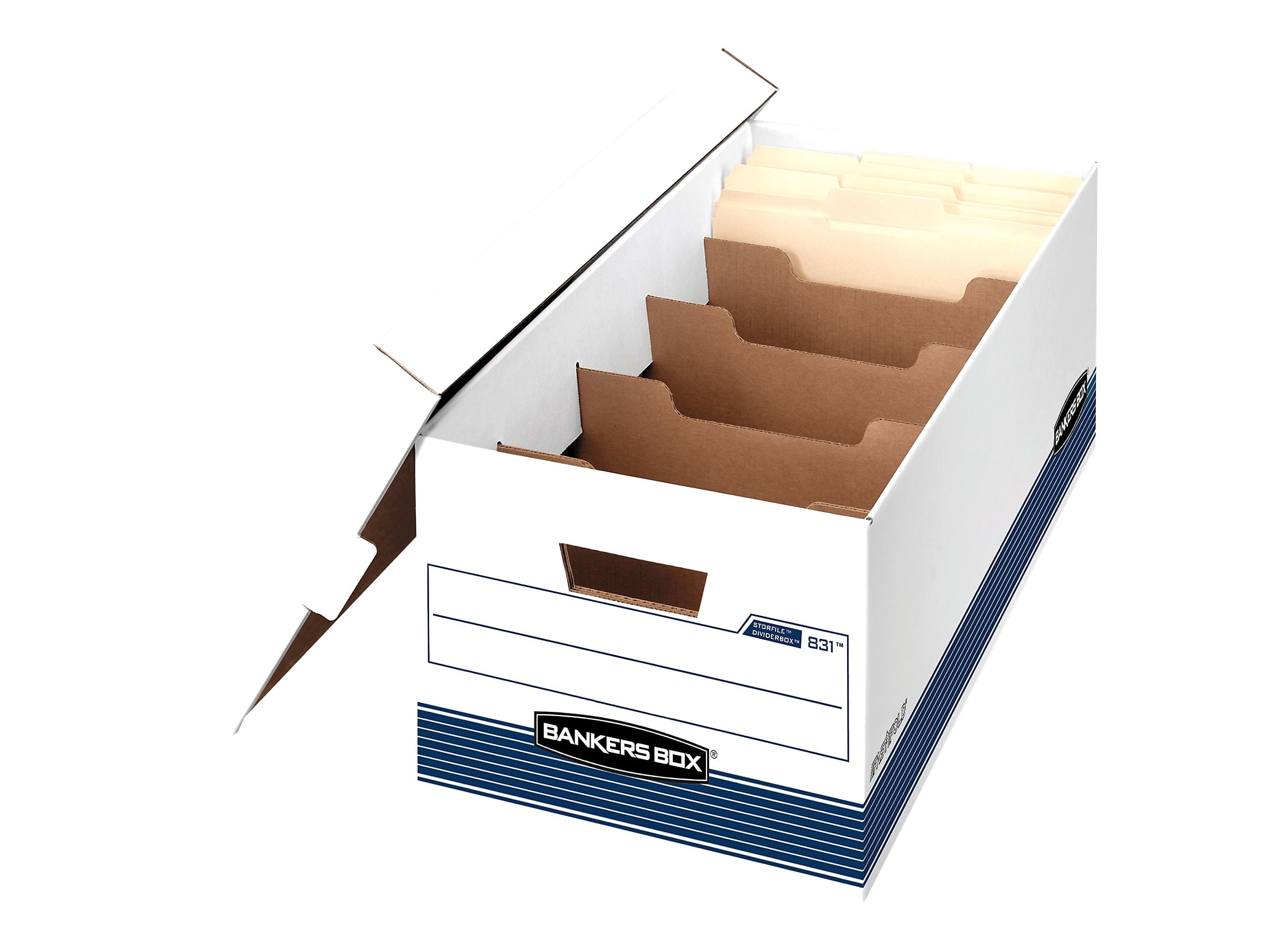 Bankers Box Stor/File Divider Storage box 5 compartments Letter
