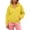 #1Yellow, variant on Womens Zip Up Hooded Sweatshirt Full Zip Kangaroo Pocket Casual Jacket