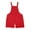 Red, variant on Girls Sleeveless Jumpsuit Cute Summer Clothes Standard Straps Overalls with Side Pockets Girls Fashion 5-6 Years