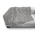 thumbnail image 2 of Charcoal Soft Flannel Fleece Throw Blanket, Creative Floral Nostalgia with Hand Drawn Daffodil Flowers, Cozy Plush for Indoor and Outdoor Use, 50" x 70", Pale Taupe Dimgray, by Ambesonne, 2 of 5