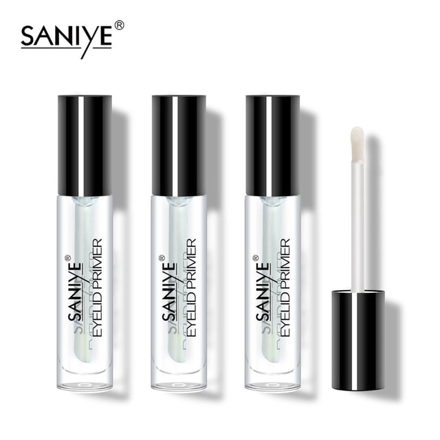 Primer de Maquillaje para Sombras Eyelid de Saniye. Set de 3 piezas. Maquillaje Accesorio Cosmético de Belleza Saniye Eyelid Primer