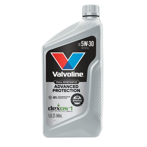 Valvoline Advanced Protection Full Synthetic 5W-30 Motor Oil 1 Quart