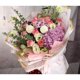 thumbnail image 5 of Nvzi flowers, gifts, gift box packaging paper, gold edged marble waterproof matte paper packaging paper (blue), 5 of 5